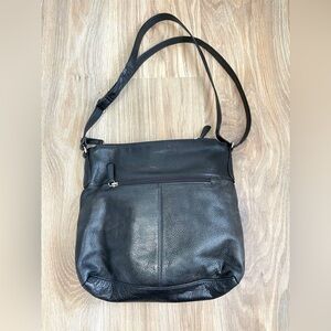 Osgoode Marley Black Leather Crossbody Bag - Feel the Difference!